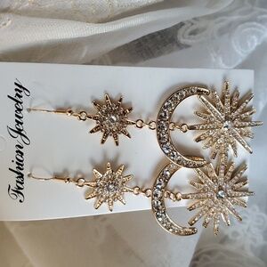 Bridal / goddess / Cosmic Costume Earrings